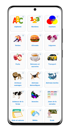 Android application Learn french for beginners screenshort