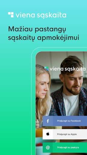 Android application Viena Sąskaita screenshort