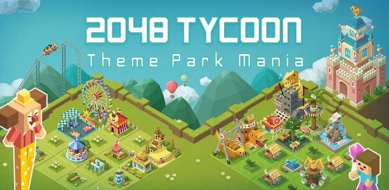 Merge Tycoon: 2048 Theme Park