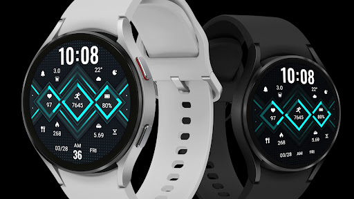 Blue Geometry ZKin Watch screenshot 8