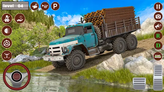 米国のトラックシミュレータートラックゲーム