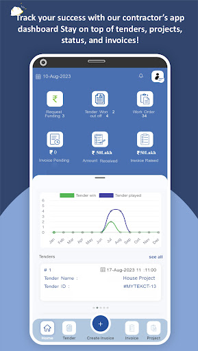 Android application Mytek-Contractor screenshort