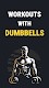 screenshot of Home workouts with dumbbells