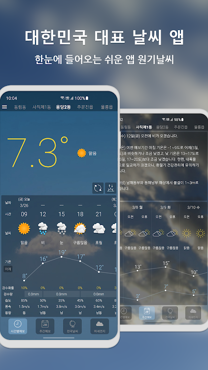 원기날씨 - 미세먼지, 기상청, 날씨 - 4.4.37 - (Android)