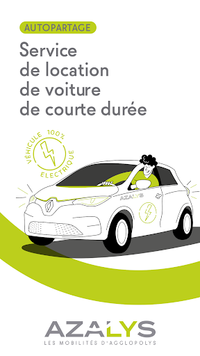 Android application Azalys Autopartage screenshort