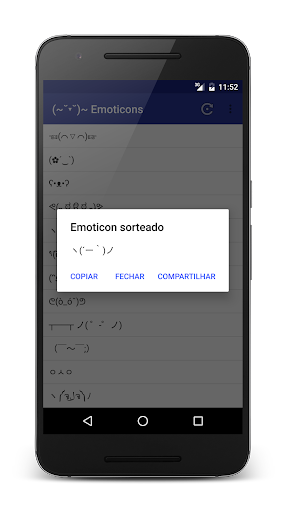 Emoticons em Texto Screen 2