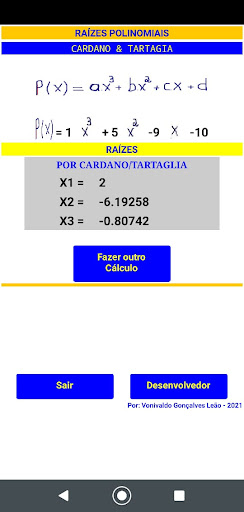 Cálculo - Cardano and Tartaglia