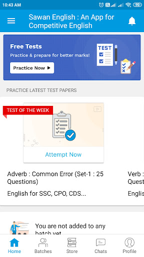 Sawan English App Screen 3