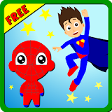 Superhero Puzzle Kids icon