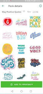 Quotes Stickers - Motivational