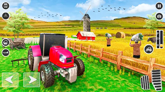 農業トラクター村ゲーム