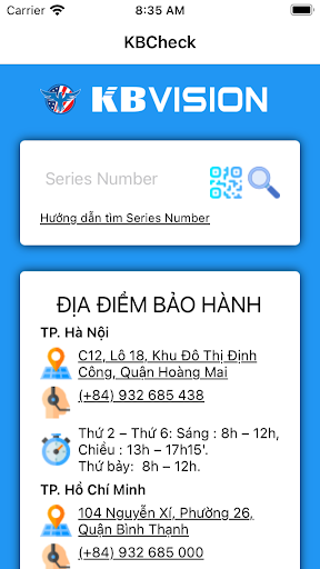Android application KBCheck screenshort