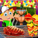 Beef Steak BBQ Grill Party icon