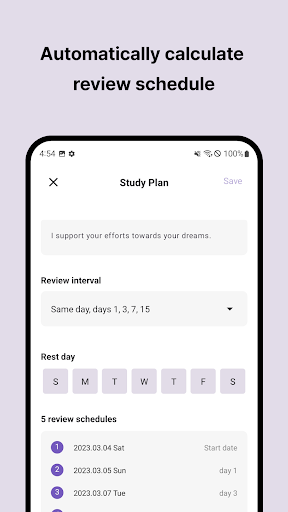 Android application RelePlanner - Study Plan screenshort