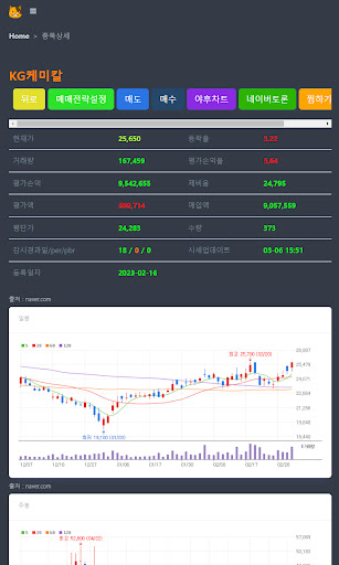 주식 모의투자 나이스캐치 Screen 3
