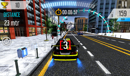 Android application Racing in mountain screenshort