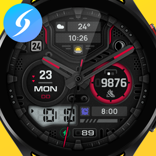 SH056 Watch Face, WearOS watch Download on Windows
