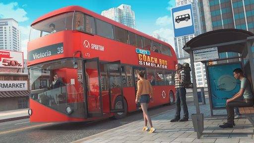 City Coach Bus Simulator 3D  screenshots 1