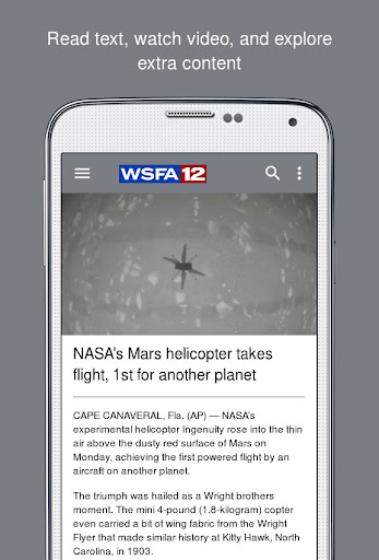 Screenshot of WSFA 12 News