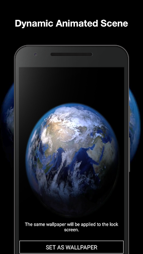 Earth 3d Live Wallpaper Screen 2
