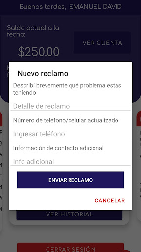 CH Sistemas (Autogestión) Screen 3
