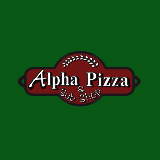 Alpha Pizza & Sub Shop logo