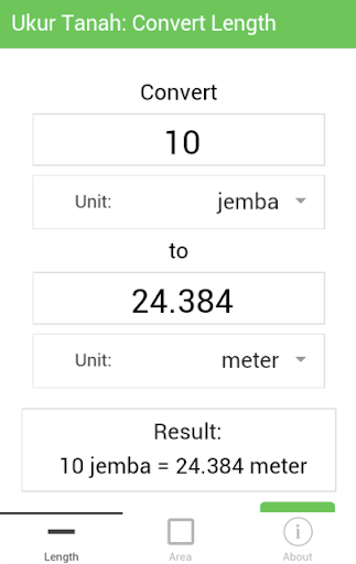 Ukur Tanah Screen 2