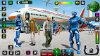 screenshot of Robot Pilot Airplane Games 3D
