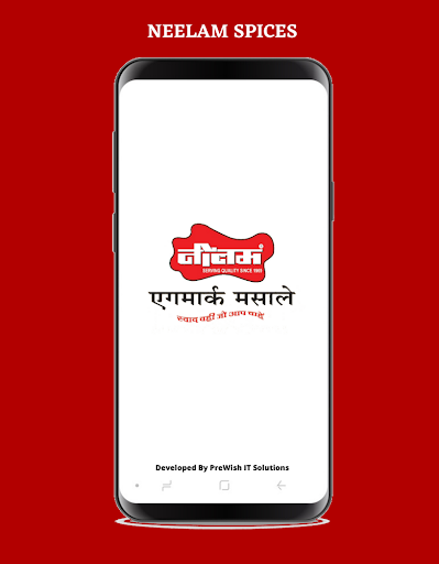 Android application Neelam Spice screenshort