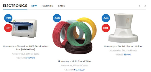 Android application Harmony Mart screenshort