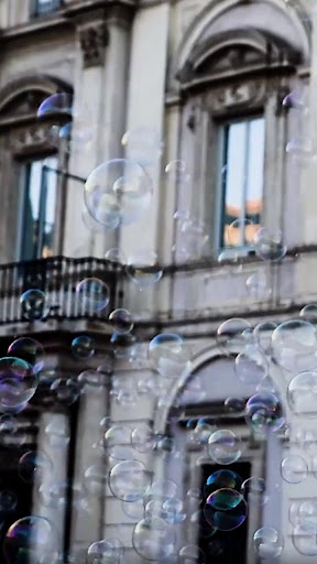Android application bubble video wallpaper screenshort