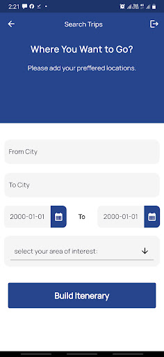 PlanVoyage Screen 3