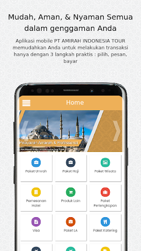 Android application Amirah Indonesia screenshort
