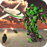 Airplane Robot Transform - Flying Hero Robot Wars icon