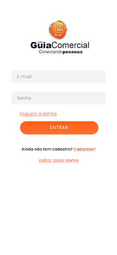 Android application Appguiacomercial screenshort