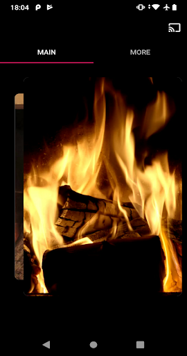 Fireplace for Chromecast TV