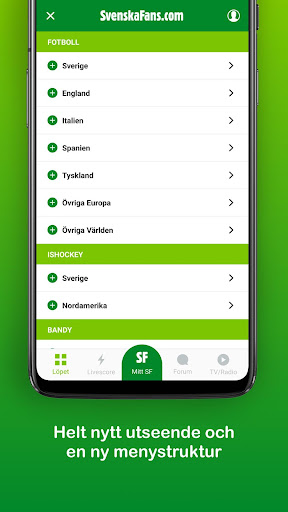 SvenskaFans Screen 2