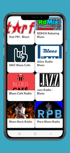 Android application Blues Radio screenshort