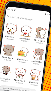 Mochi Cat - WAStickerApps