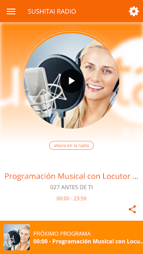 Android application SUSHITAI RADIO screenshort