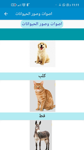 Animal sounds and pictures