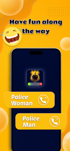 Police Cop Fake Phone Call Funのおすすめ画像2