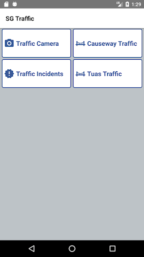 Android application SG Traffic screenshort