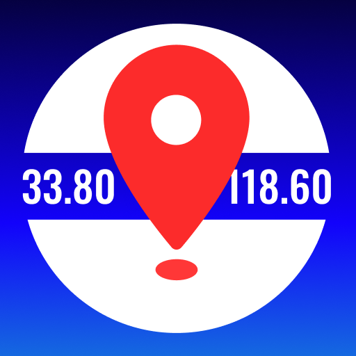 GPS Coordinates Locator Map  Icon
