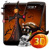 3D Halloween Pumpkin Night Theme icon