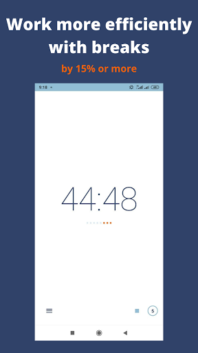 Android application IQtimer Productivity Assistant screenshort