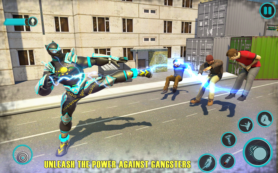 Flying Panther Robot Hero Game 4.0 APK + Mod (Unlimited money) untuk android