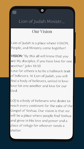 Lion of Judah Ministries Screen 2