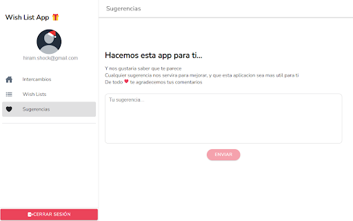 WishBox Screenshot