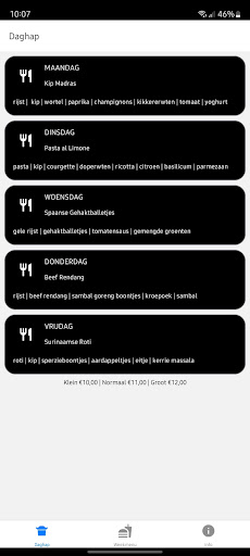 Android application Laifood screenshort